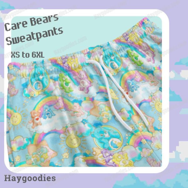 10-2.jpg CareBears Unisex Knitted Fleece Sweatpants-XS to 6XL