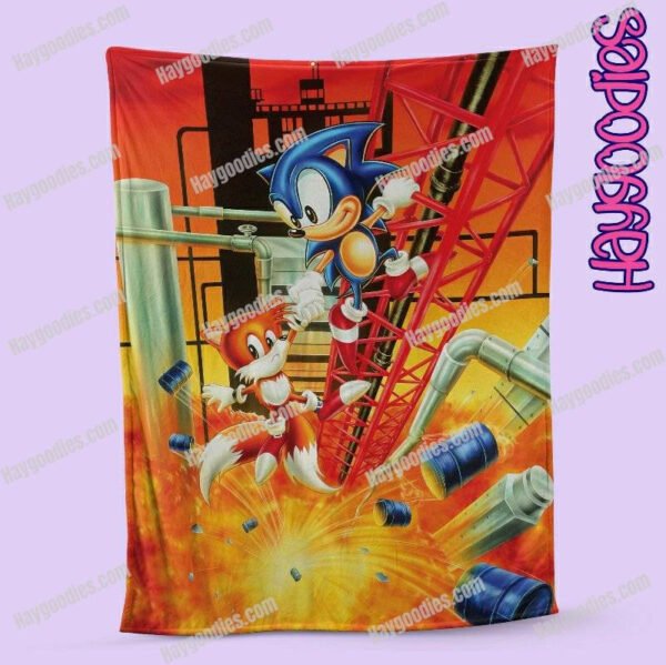 Sonic and Friends Super Soft Fleece Blanket-Various Sizes and Designs
