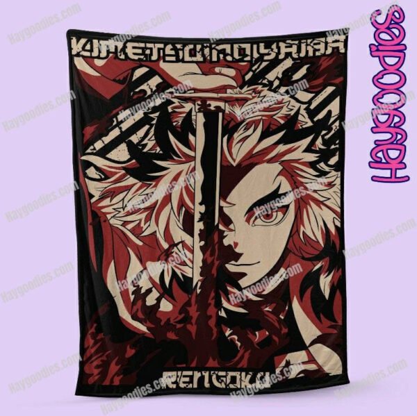 120952-1.jpg Demon Slayer Soft Fleece Blanket-Various Sizes and Designs