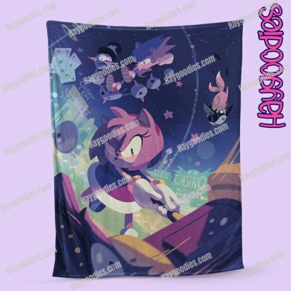 Sonic and Friends Super Soft Fleece Blanket-Various Sizes and Designs