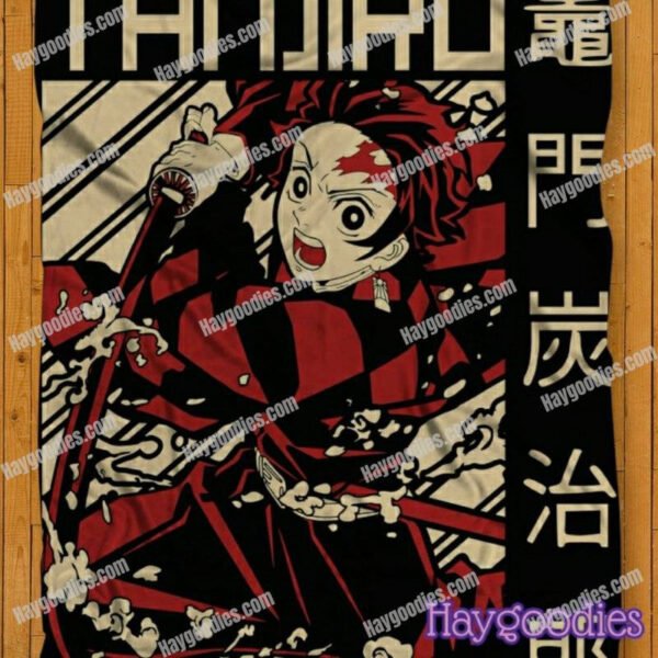 120980-1.jpg Demon Slayer Soft Fleece Blanket-Various Sizes and Designs