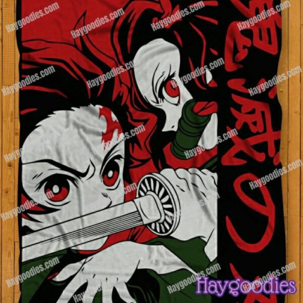 120982.jpg Demon Slayer Soft Fleece Blanket-Various Sizes and Designs
