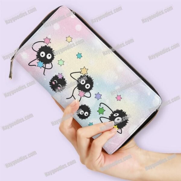 Kawaii Cute Soot Sprites PU Zipper Purse