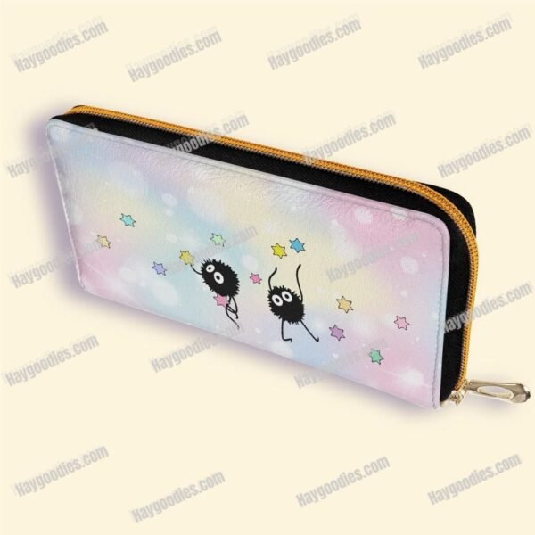 Kawaii Cute Soot Sprites PU Zipper Purse
