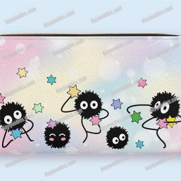 Kawaii Cute Soot Sprites PU Zipper Purse