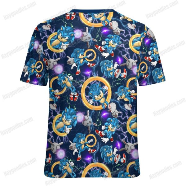 Sonic Pattern T-Shirt-XS to 7XL