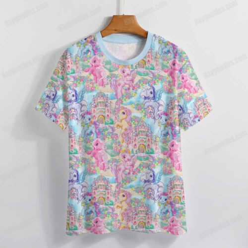 My Little Pony Pattern T-Shirt-XS to 7XL