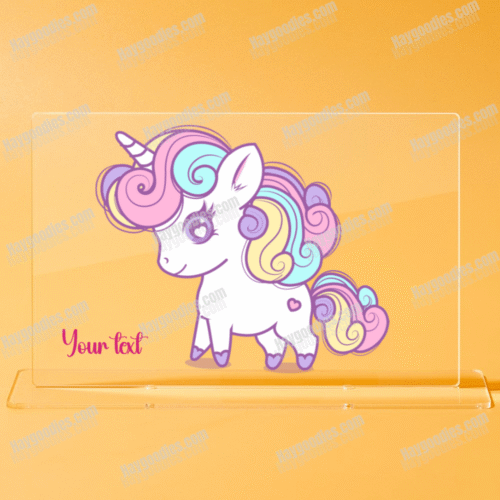 Personalise Acrylic Stand Display-Horizontal