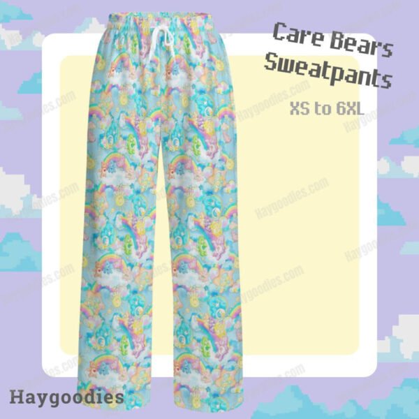 8-1.jpg CareBears Unisex Knitted Fleece Sweatpants-XS to 6XL