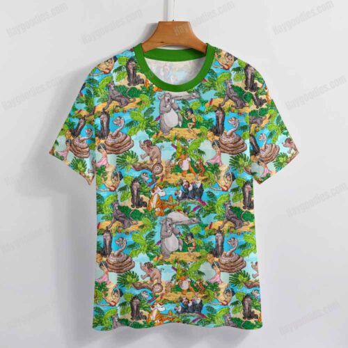 Jungle Book Pattern T-Shirt-XS to 7XL