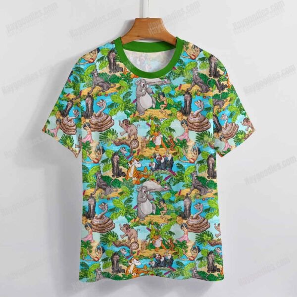 junglebook-fr Jungle Book Pattern T-Shirt-XS to 7XL