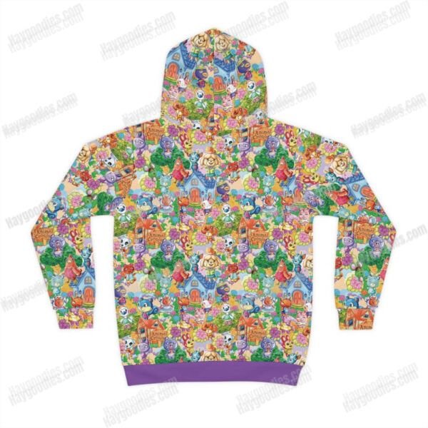 Back-2.jpg Animal Crossing Kids Hoodie-Purple