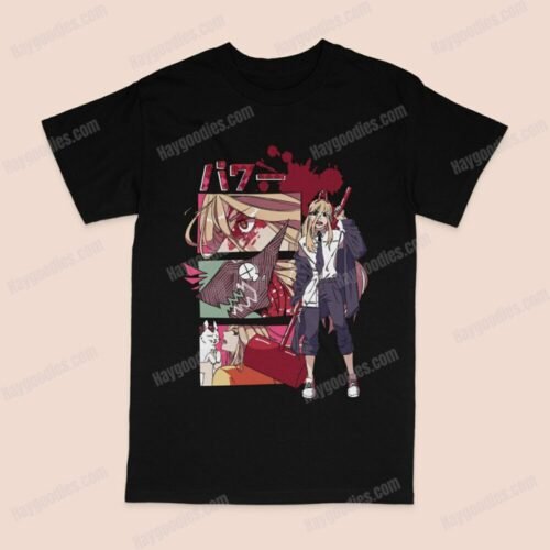 Power Chainsaw Man Anime Unisex T-Shirts-S to 5XL-Various Designs