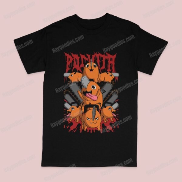 Cm3.jpg Pochita Chainsaw Man Anime Unisex T-Shirts-S to 5XL-Various Design