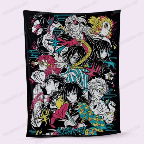 Demon Slayer-Hashira Soft Fleece Blanket-Various Sizes