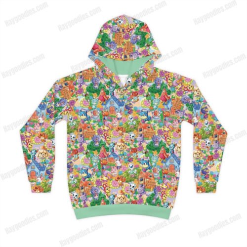 Animal Crossing Kids Hoodie-Green