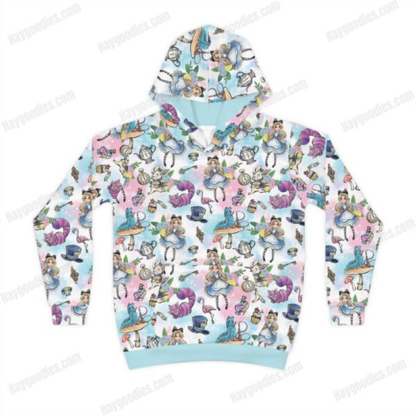 Front.jpg Alice in Wonderland Kids Hoodie