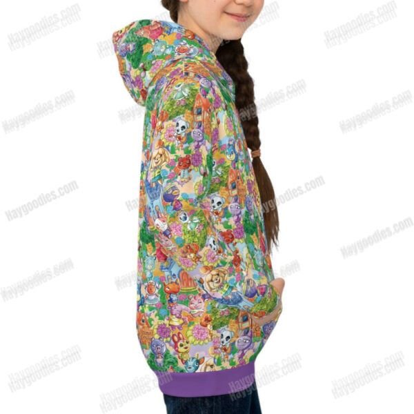 Person-Right-1-1.jpg Animal Crossing Kids Hoodie-Purple
