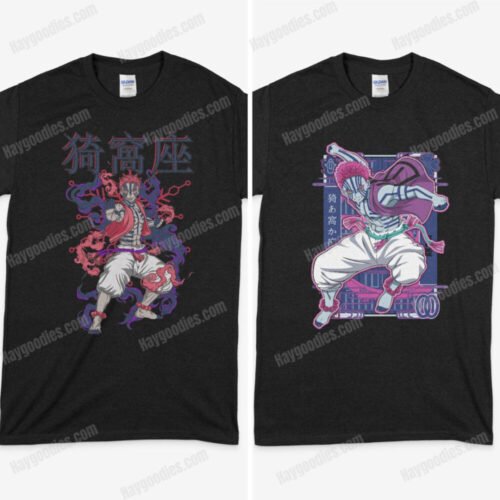 akazateemockup.jpg Akaza Demon Slayer Anime Unisex T-Shirts-S to 5XL-Various Designs