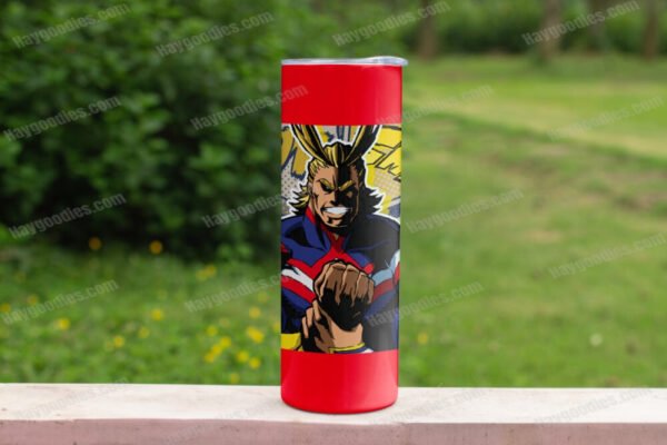 allmight2.jpg My Hero Academia/Boku no Hero Academia 20oz Skinny Tumbler with Straw-Various Designs