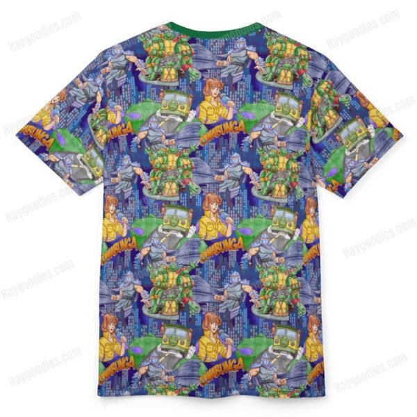 Ninja Turtles Pattern T-Shirt-XS to 7XL-Green