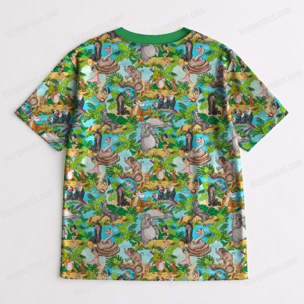 back-junglebook Jungle Book Pattern T-Shirt-XS to 7XL