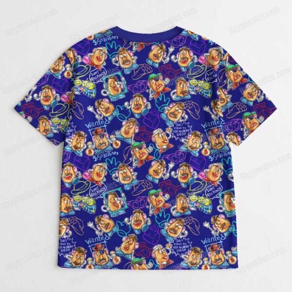 Mr Potato Head Pattern T-Shirt-XS to 7XL