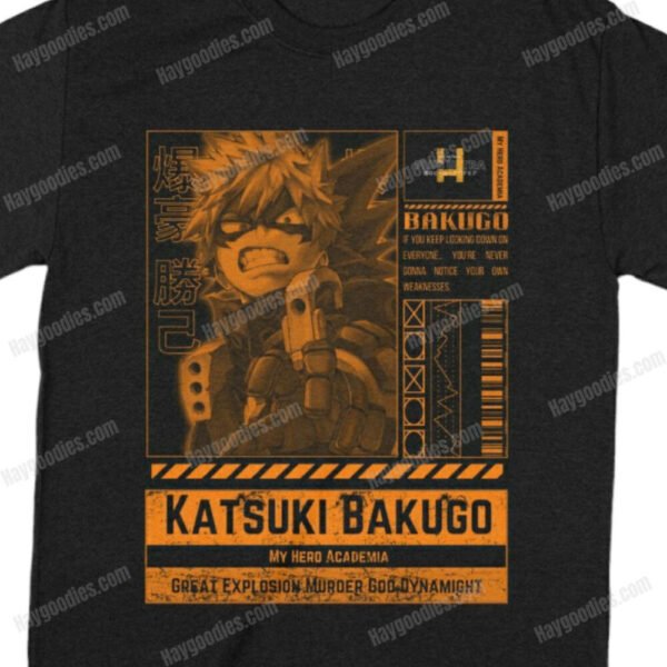 My Hero Academia/Boku No Hero Academia Unisex Black T-Shirts-Kids and Adult Sizes to 5XL-Various Designs