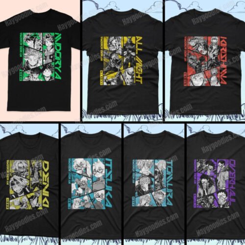 blacktee7.jpg My Hero Academia All Might t-shirt unisex anime clothing