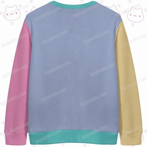 colour block cardigan s-7xl