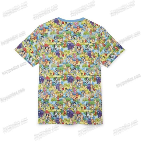 bluey3Back.jpg Bluey Pattern Kids Unisex T-Shirt-Various Designs