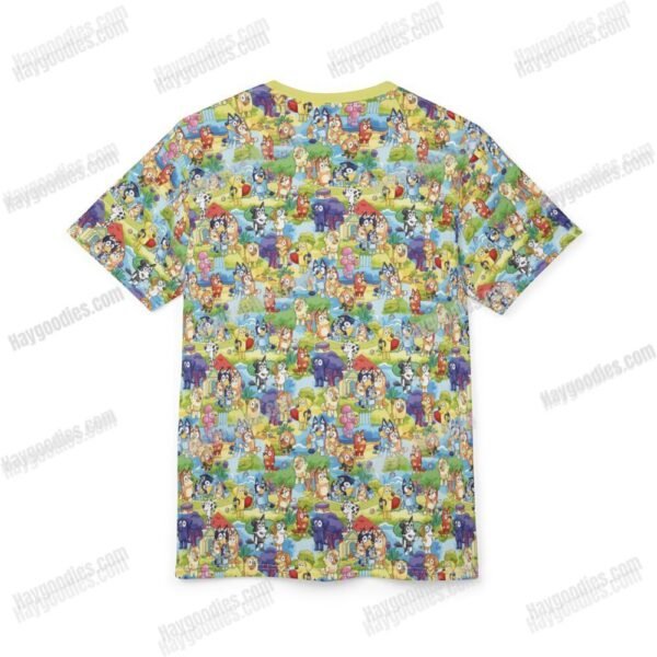 bluey3bBack.jpg Bluey Pattern Kids Unisex T-Shirt-Various Designs