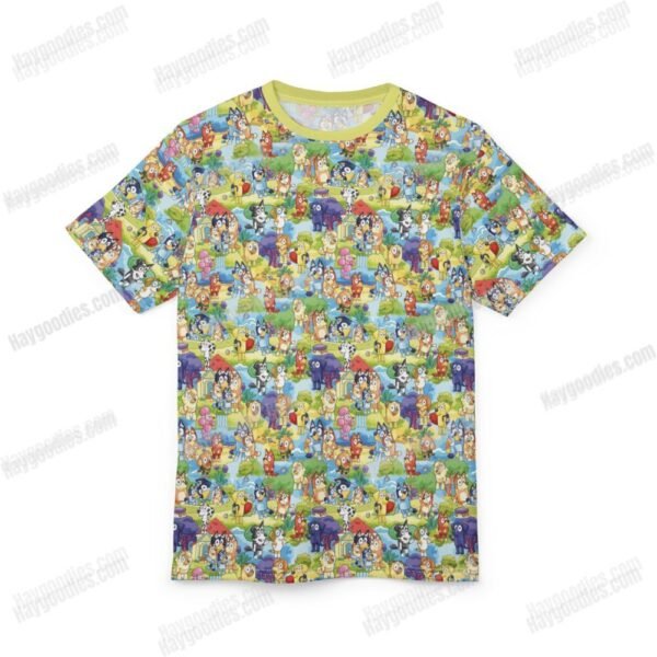 bluey3bFront.jpg Bluey Pattern Kids Unisex T-Shirt-Various Designs