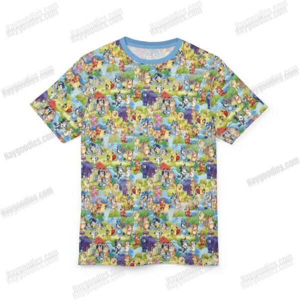 bluey3front.jpg Bluey Pattern Kids Unisex T-Shirt-Various Designs