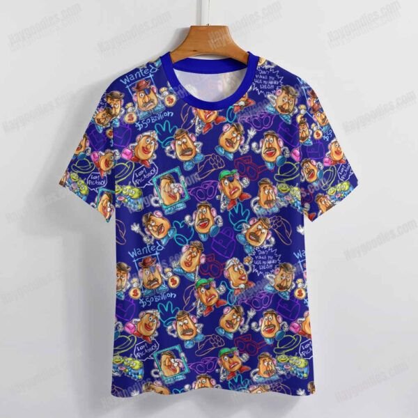 Mr Potato Head Pattern T-Shirt-XS to 7XL