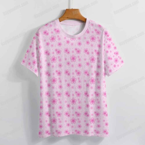 Pink Sakura Cherry Blossoms T-Shirt-XS to 7XL