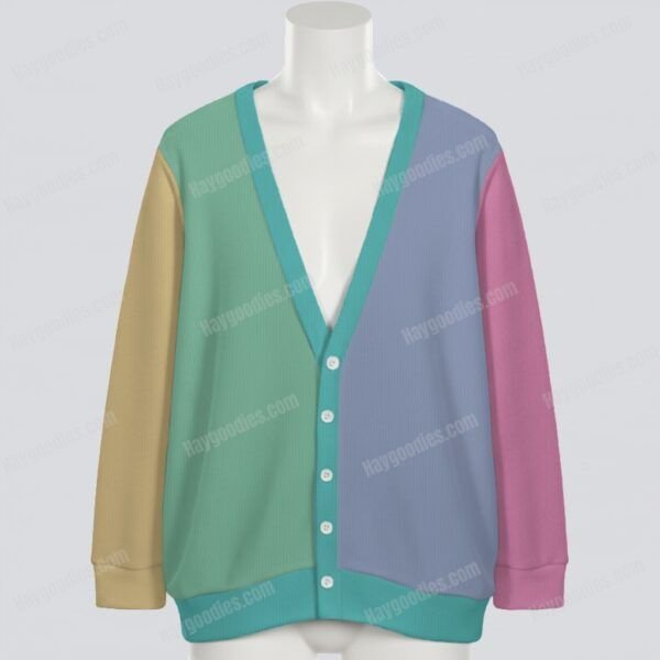 colour block cardigan s-7xl
