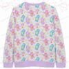 Care Bears Pattern Knit Cardigan-S to 7XL-Pastel Purple