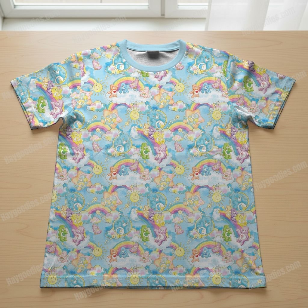 Care Bears Pattern T-Shirt-XS to 7XL