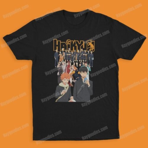 cast Haikyu! Anime Unisex T-Shirts-Kids and Adult Sizes to 5XL
