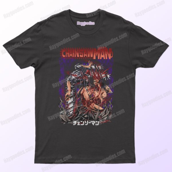 chainsawman1.jpg Denji Chainsaw Man Anime Unisex T-Shirts-S to 5XL-Various Designs
