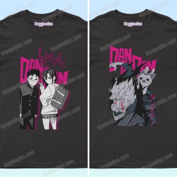 dandadantees.jpg Dandadan Unisex Black T-Shirts-Adult Sizes S to 5XL-Various Designs