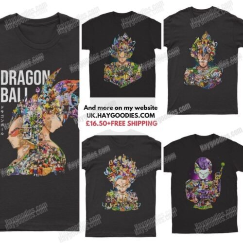 dbztees.jpg Dragon Ball Anime Unisex T-Shirts-Kids and Adult Sizes to 5XL-Various Designs