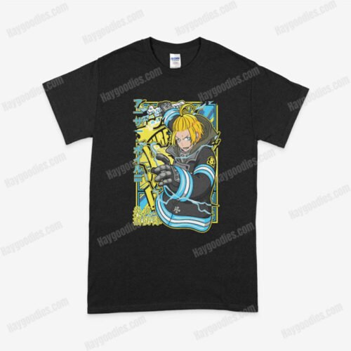 firef1-1.jpeg Fire Force Arthur Boyle Anime Unisex T-Shirts-S to 5XL