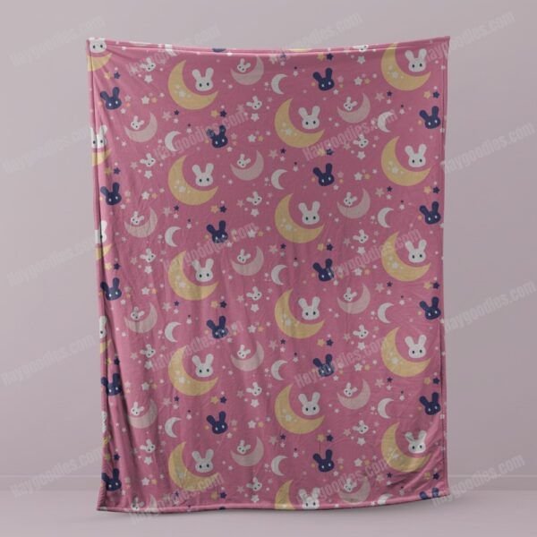 fleeceblanket bunnypink