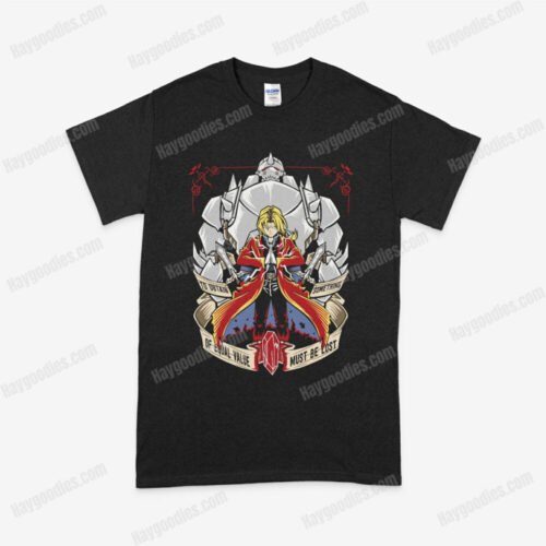 fma1.jpeg Full Metal Alchemist Ed and Al Anime Unisex T-Shirts-S to 5XL