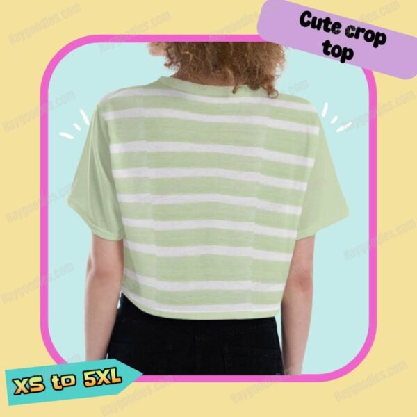 Cute Frog Cropped T-Shirt-XS-5XL