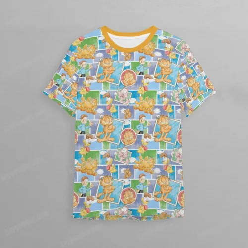 Garfield Pattern Kids Unisex T-Shirt