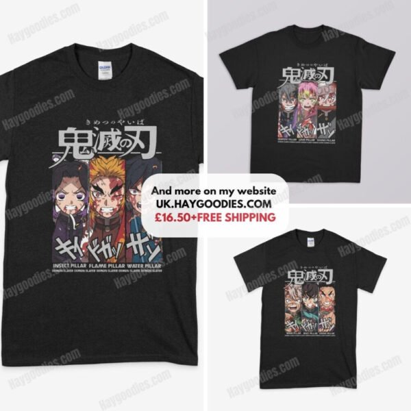 hashirateemockup.jpg Demon Slayer Hashira Anime Unisex T-Shirts-S to 5XL