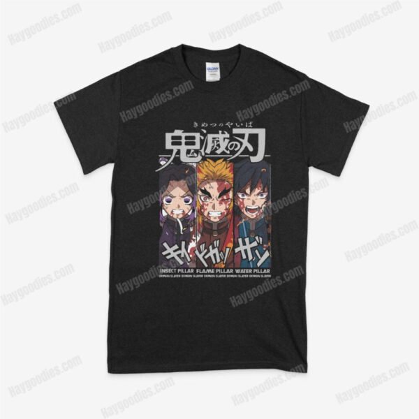 insectflamewater.jpg Demon Slayer Hashira Anime Unisex T-Shirts-S to 5XL
